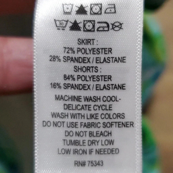 Tommy Bahama golf/tennis skirt built in shorts tropical floral NWT - Picture 7 of 7